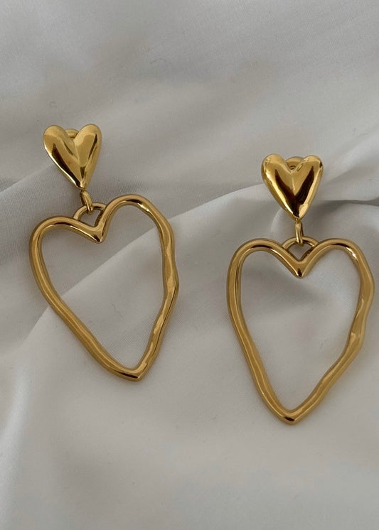 Boucles d’oreilles Grand Coeur